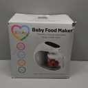 EVLA'S Baby Food Maker, Steamer, Blender, Baby Food Processor for Healthy Homemade Baby Food in Minutes, Touch Screen with 6 Reusable Food Pouches, Baby Registry Essential, White