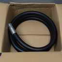 3/4"ID x 10 FT Fuel Transfer Hose with NPT Fittings - Heavy Duty for Farm, Dispensing Diesel, Gasoline, Kerosene, Biodiesel & Oil