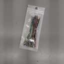 12 Pack 4" Key Ring Wire Keychain Cable Keyring Keychain Holder Clips Small Loops for Car Keys, Luggage Tags, Bag Tags, Crafts (Assorted, 2mm) (Colorful)