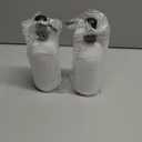 Vine Creations White Glass Soap Dispenser, 2 Pack Kitchen Soap Dispenser Set with Stainless Steel Pump, 16 oz Dish Soap and Hand Soap Dispensers for Bathroom with Waterproof Labels (Matte White Bottle / Matte Black Pump)