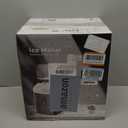 Nugget Ice Maker Countertop, Silonn Chewable Pellet Ice Machine with Self-Cleaning Function, 33lbs/24H Portable Ice Makers for Home Kitchen Office, Black