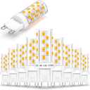Ziomitus G9 Led Bulbs 40W 35W Dimmable Halogen Replacement,No Flicker G9 4W Led Bulbs Clear,2700k Soft Warm White, AC120V Bi-pin G9 T4 LED for Chandelier Wall Pendant Ceiling Lamps(10Pack)