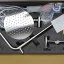 G‑Promise 316 Marine Grade Stainless Steel 8 Inches Outdoor Shower Kit
SUS 316 Stainless Steel, Built to Last, Easy Install, Height Adjustable, Wall Mounted, for Poolside, Backyard, Coastal Homes