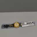 Geneva, Gold Watch, Black Wristband