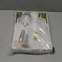 Munchkin Fold Baby Bottle Drying Rack and Bristle Bottle Brush Cleaning Essentials Set, White/Grey (3 Piece Set)