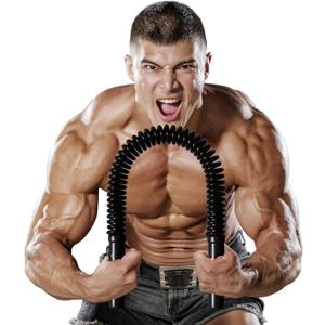 Zenooze Power Twister Bar, Chest Exerciser for Men, The Ultimate Upper Body Chest Workout Equipment for Strengthening Your Chest, Shoulders, Forearms, Biceps, and Arms Barra para Hacer Ejercicio, 