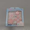 GeekShare Silicone Cross D-Pad Button Caps Set Joystick Cover, Cat Paw ABXY Key Button Thumb Grips Compatible with Switch 2 Game Console - Pink