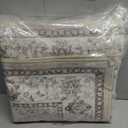 Hallway Washable Runner Rug - 3x6 Kitchen Rugs Entryway Rug Runner Vintage Soft Floor Mat Non Slip Indoor Farmhouse Carpet for Bathroom Living Room Bedroom (3 X 6, Beige)