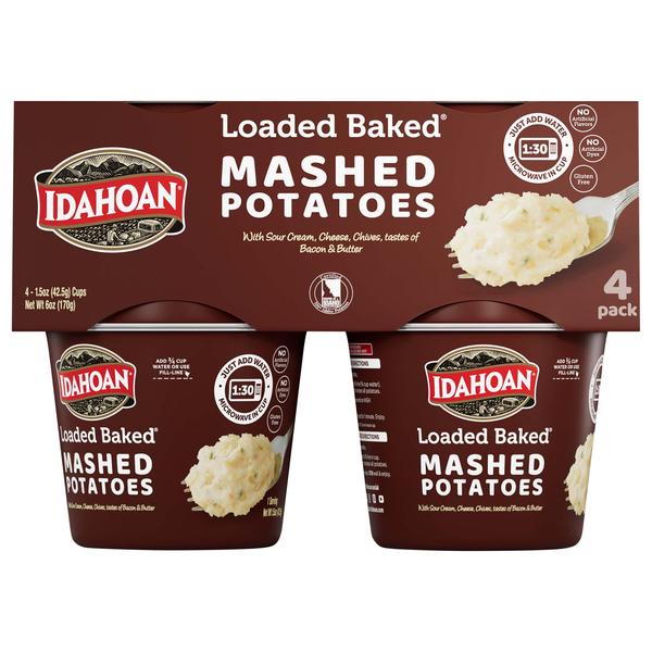 IDAHOAN Loaded Baked Mashed Potatoes 6/4 Cup Packs (6 oz) BBD Apr 18 2026