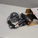 INFINITI PRO by CONAIR Hair Dryer, 1875W Blow Dryer with Diffuser and Concentrator, Ceramic Technology, 3 Heat & 2 Speed Settings, Cold Shot Button, Black With Bonus Diffuser & Concentrator