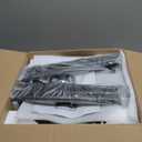 SNTD Fruit and Vegetable Basket Bowls for Kitchen with Metal Top Lid, 5 Tier Rotating Storage Rack Cart for Potato Onion Bread Banana, Wire Basket Organizer on Wheels, Large, Black