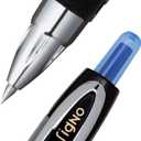 uni-ball 61256 Signo Gel 207 Roller Ball Retractable Gel Pen Blue Ink Micro Fine Dozen