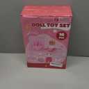 12'' Baby Doll Playset with 4 Outfits Backpack, 12 Inch Realistic Baby Dolls with Clothes Backpack and 2 Bottles Bib Quilt Nipple Socks, Pretend Play Baby Doll Gift for Toddlers Girls Age 3+