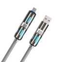 4-in-1 Fast Charging Cable, 240W USB-A/C to Type-C,4-in-1 Universal Multi USB Charging Cable,240W Max Fast Charger Cord