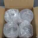 Jingmore 12 Pcs 13oz Reusable Plastic Wine Glasses, Detachable Wine Glasses with Stem, Unbreakable Champagne Flutes, Crystal Pink Goblet for Christmas Party Bar Restaurants Wedding Toasting (Crystal)
