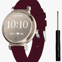 TopPerfekt Band Compatible with Garmin Lily 2, Slim Soft Silicone Quick Release Replacement Wristband for Lily 2, Garmin Lily2 Active (14mm) Smartwatch Strap