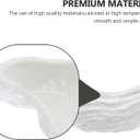 Hemoton Creative Ceramic Sauce Plate 5.11 Inch Decorative Oyster Shape Condiment Tray for Serving Soy Sauce and Seasonings Ideal for Home and Restaurant Dining