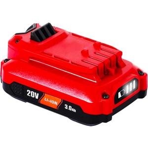 TenHutt Upgrade Li-ion 20V 3.0Ah Replacement Battery for Craftsman 20V Battery V20 Lithium Ion CMCB205 CMCB204 CMCB206 CMCB202 CMCB201 20V Cordless Power Tools