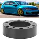 1in Steering Wheel Spacer 6 Hole Hub Aluminum Alloy Heighten Increased Pad Adapter Automotive Wheel adapters and spacers Application