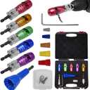 Wire Stripping Tool & Wire Twisting Connector, Wiring Pro Wire Stripper, Electrician Drill Wire Stripper and Twister, Electrical Wire Twister Tool for Drill Set