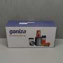 Ganiza Blender for Smoothies, 14Pcs Personal Blender for Shake and Smoothies for Kitchen with 3 Portable Cups (1x24oz & 2X17oz), Single Serve Smoothie Maker, Nutritious Recipe