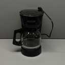 BLACK+DECKER 12-Cup Coffee Maker with Easy On/Off Switch, Easy Pour, Non-Drip Carafe with Removable Filter Basket, Vortex Technology, Black