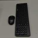 Wireless Keyboard and Mouse Combo, FD iK6630 2.4GHz Cordless Cute Round Key Set Smart Power-Saving Quiet Slim Combo for Laptop, Computer,TV and Mac