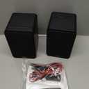 LONPOO Bluetooth Bookshelf Speakers, 60W Powered Speakers with Bluetooth/AUX-in/Optical/RCA (Black)
