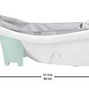 Fisher-Price Baby to Toddler Bath 4-in-1 Sling n Seat Tub with Removable Infant Support and 2 Toys, Climbing Leaves