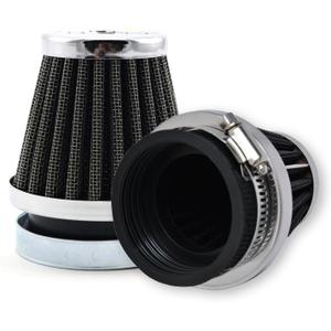 MUYI 2PCS 1.54inches Motorcycle Air Filters Round Tapered Clamp-on Pod Intake Filter Cleaner for Dirt Bike ATV Moped Pit Bike Scooter Vintage(39mm)