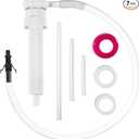 30cc Hand Oil Transfer Pump Fluid Pump for Gallon Bottles and Wide-Mouth Quart Bottles - Transfers Gear Oil, Transmission Fluid, Differential Fluid, and Antifreeze