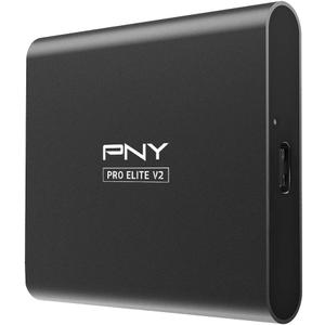 PNY Pro Elite V2 1TB USB 3.2 Gen 2x1 Type-C Portable Solid State Drive (SSD)  (PSD0CS2160-1TB-RB)
