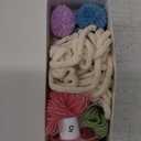 ChillFuzz Latch Hook Kits for Adults - Kids Crochet Kit for Beginners Arts and Craft Kit Moss Rug Coaster Pink Origin