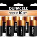 Duracell Coppertop C Batteries, 8 Count Pack, C Battery with Long-lasting Power, All-Purpose Alkaline C Battery for Household and Office Devices