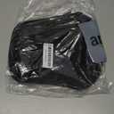 TECKNET Mouse Pad with Wrist Support, Ergonomic Gaming Mouse Pad Pain Relief, Portable Comfortable Mousepad for Computer, Laptop, Office, Home and Travel, Non-Slip Base, Waterproof Surface, Black (1Pack)