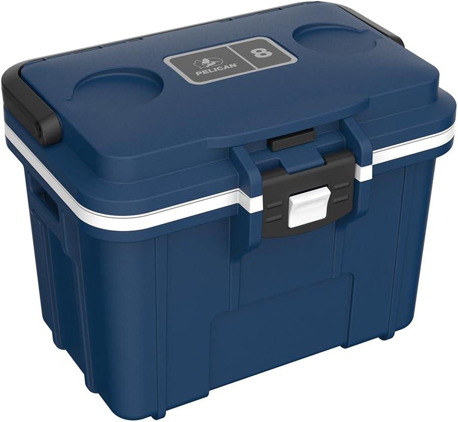 Pelican 8QT Personal Cooler & Dry Box (Midnight Blue)