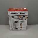 Hamilton Beach 47621 The Scoop Single Serve Coffee Maker & Fast Grounds Brewer for 8-14oz. Cups, Brews in Minutes, Next Gen, White