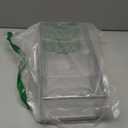 iDesign Tea Bag Organizer for Counter, 4-Section Clear Stackable Tea Storage Drawer for Cabinet