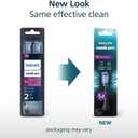 Philips Sonicare G3 Two-in-One - Genuine Replacement Electric Toothbrush Heads for Plaque Control and Gum Care, 2 Brush Head Pack Up to 6 Month Supply, Black, HX9052/95