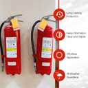 Faccito 50 Pcs Resealable Fire Extinguisher Tag Cover Waterproof Clear Fire Extinguisher Inspection Tag Covers Plastic Sleeve Annual Card Holder Label Bags