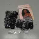 Feather Crochet Hair For Black Women, 200g 100 Strands Synthetic Pre-Separated Deep Wave For Miracle Knots Crochet Braids Hair Invisible Burmese Curly Hair Extensions (18 inch, 1B)