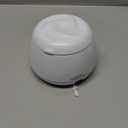 Ultrasonic Retainer Cleaner Machine 48kHz Denture and Aligner Cleaning Pod for Mouth Guards Night Guards Dental Trays Braces Toothbrushes Jewelry with 200ML Capacity (White)