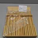 Utoplike In-drawer Knife Block Bamboo Kitchen Knife Drawer Organizer Large, handle Steak knife Holder without Knives, Fit for 16 Knife and 1 Sharpening Steel (Knives & Sharpening Not Included)