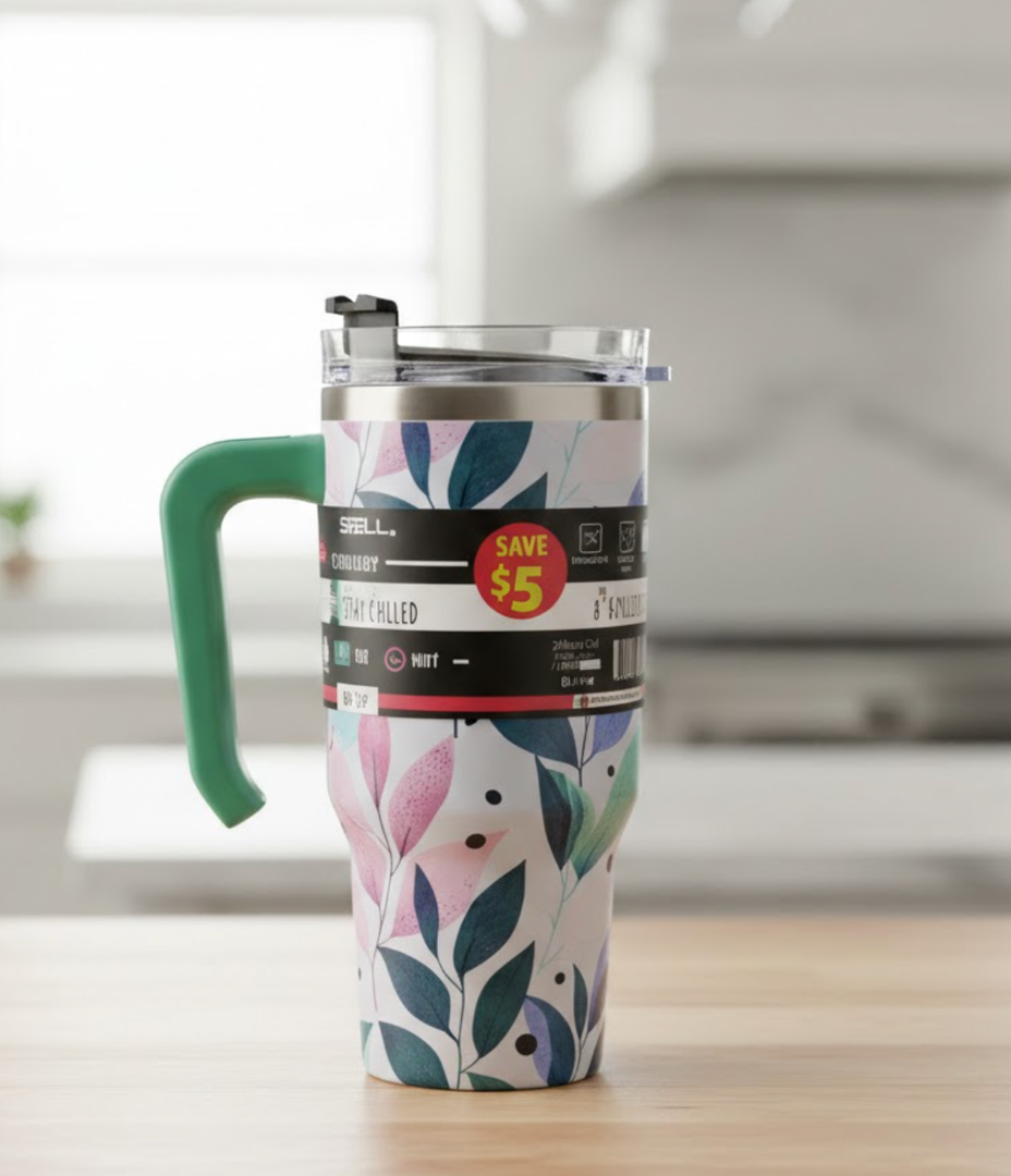 B-Well 30oz Stainless Steel Bottle