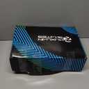 Kuxuan Boys Adjustable Inline Skates with Light up Wheels, Fun Illuminating Skates for Kids Girls Youth (Large(Kids 3-6 US), Black Came)