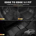 2014-2017 2018 X5 Floor Mats: AOMSAZTO All Weather Floor Mats & Cargo Liner Compatible with BMW X5 (F15) 2014-2018 | All Season Guard X5 Accessories Anti-Slip Floor Mats Cargo Liner Trunk Set