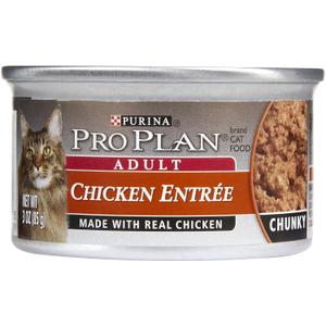 3 x Purina Pro Plan Canned Adult Indoor Salmon And Rice Food, 3 Oz (EXP 05/01/28)