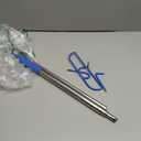 4 in 1 Disc Golf Retriever Pole 16 ft Extendable Telescopic Disc Retriever with Durable Stainless Steel Frame Hooks & Carry Bag  Disc Golf Grabber for Getting Discs Out of Water, Trees, Bushes (BLUE)