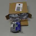 6-Pack TZe-335 Label Tape White on Black Replacement for Brother TZe335 TZ-335 P Touch Label Tape 12mm 0.47 Laminated TZe TZ Tape Work with Brother PT-D210 PT-D220 PT-H110 PT-H100 D400AD Label Maker