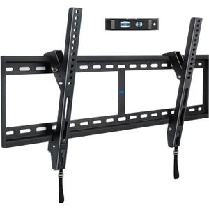 Mounting Dream UL Listed Tilt TV Wall Mount for 42-84 inch TVs, Universal Tilt TV mount bracket up to VESA 800x400mm and 132 LBS, One-Piece Wall Plate Easy for Centering on 16", 18", 24", 32" Studs